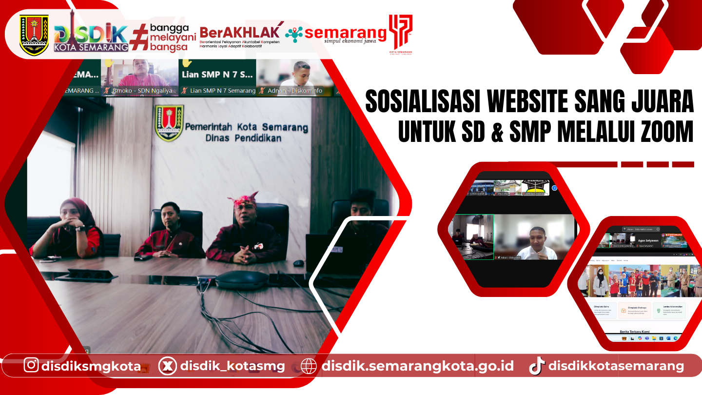 Sosialisasi Website Sang Juara untuk SD dan SMP Kota Semarang